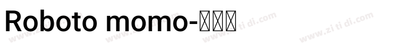 Roboto momo字体转换